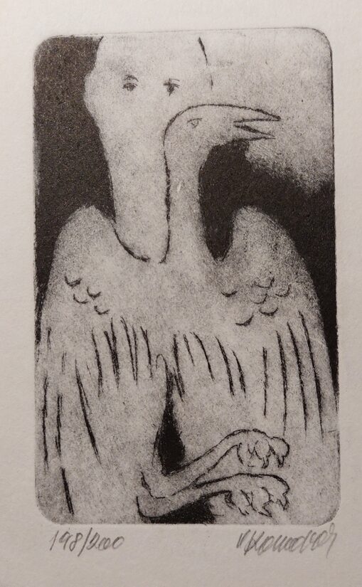 Vladimír Komárek: Muž s ptákem