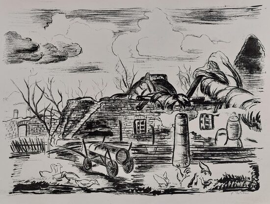 Helena Salichová: Krásné Pole ( cyklus  Válkou poničené Slezsko)