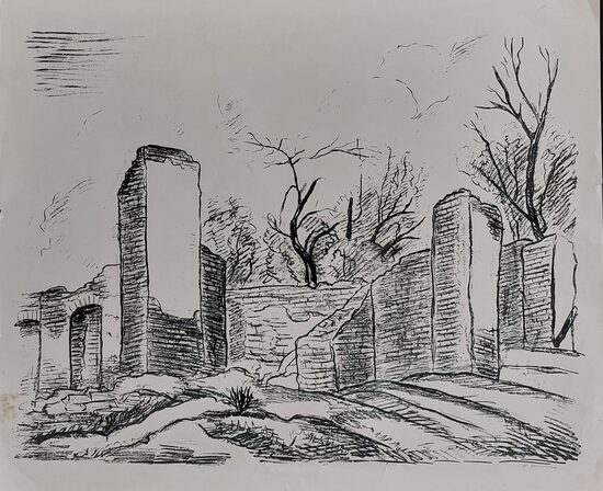 Helena Salichová: Stará Plesná (cyklus Válkou poničené Slezsko)