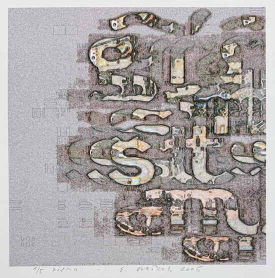 Eduard Ovčáček: Písmo