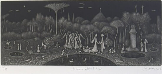 Jan Hísek: Předání bílého kvítku