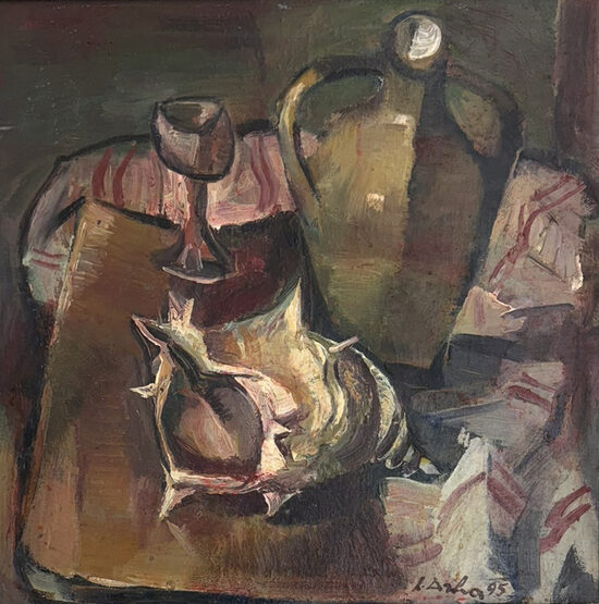 Josef Drha: Zátiší s mušlí