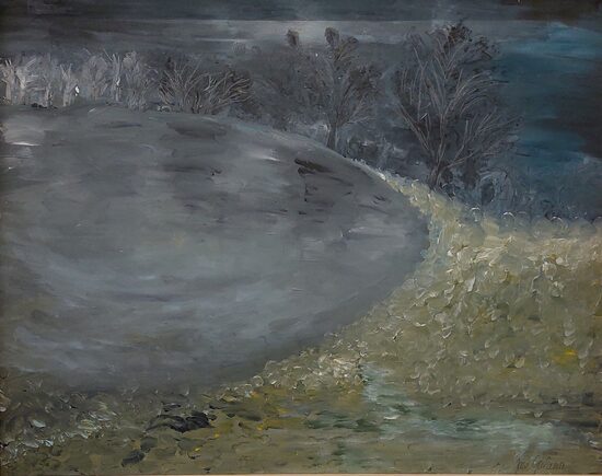 Jana Galášová: Večerní krajina