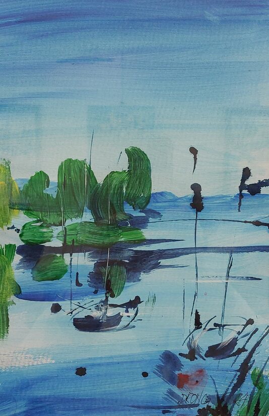 Josef Drong: U jezera