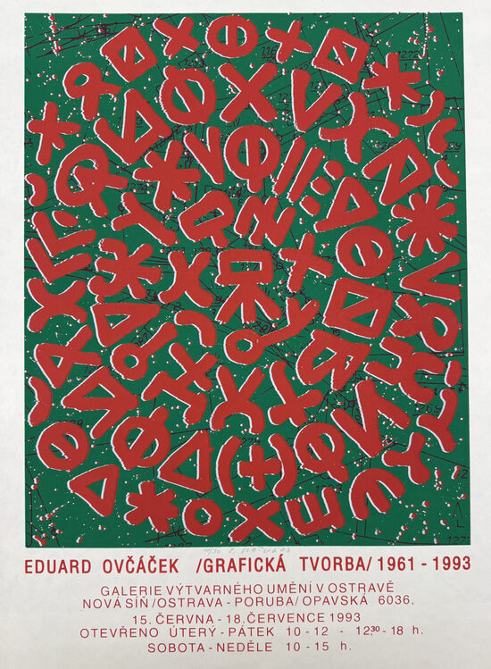 Eduard Ovčáček: Grafická tvorba - plakát