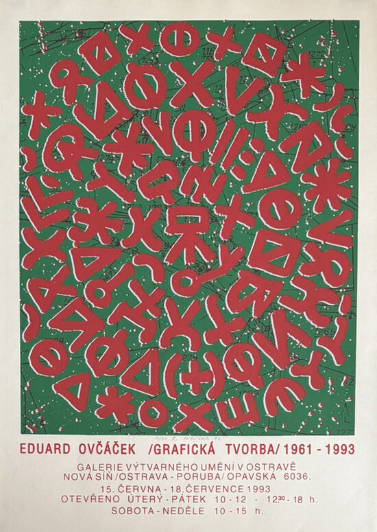 Eduard Ovčáček: Grafická tvorba plakát