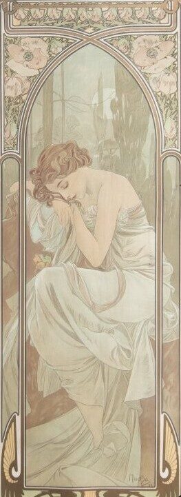 Alfons Mucha: Odpočinek noci