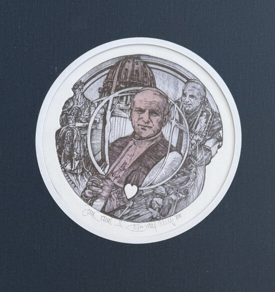 Pavel Hlavatý: Jan Pavel II. - modrá varianta