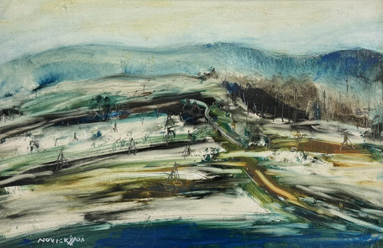 Josef Novický: Předjaří na svazích Beskyd