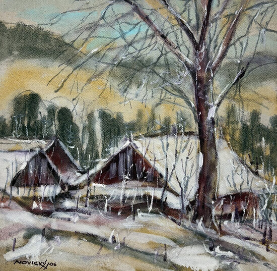 Josef Novický: Zima v Beskydech I.