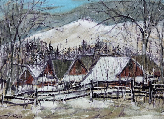 Josef Novický: Malebná zima v Beskydech