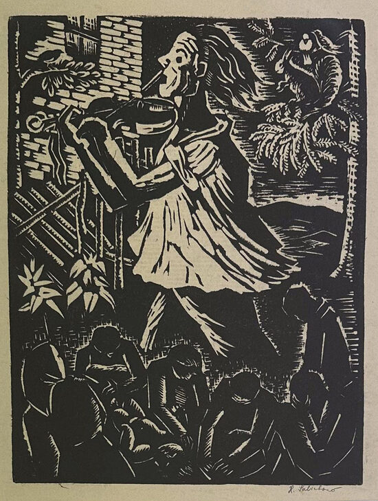 Helena Salichová: Ilustrace ke Slezským písním Petra Bezruče: Já