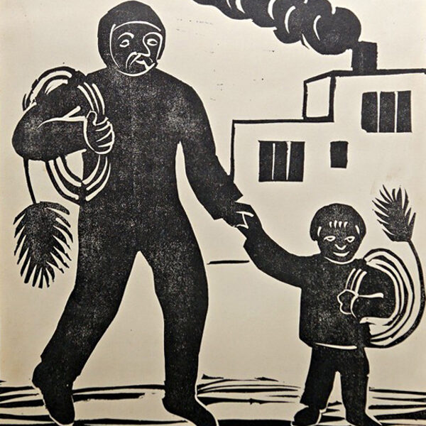 Pohádla o kominíčkovi (Dětský svět), linoryt, 25,5×21 cm, 1932