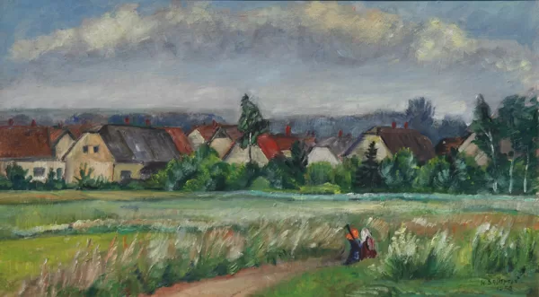 Polanka, olej, 51×76 cm, 1950
